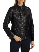 Geraldine Leather Jacket