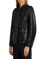 Geraldine Leather Jacket