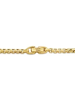 Cross Station Necklace 18K Yellow Gold