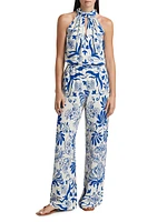 Yvette Floral Halter Top