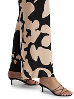 Devon Floral Silk Wide-Leg Pants