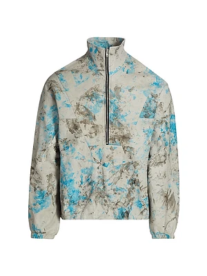 Splatter Half-Zip Anorak Jacket