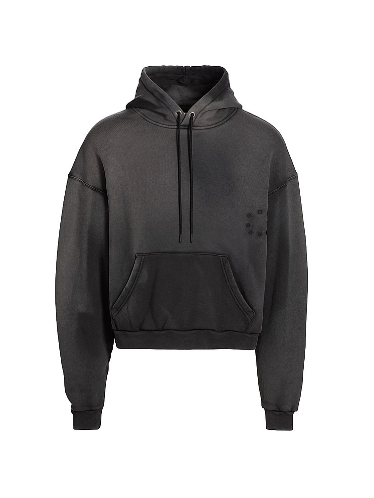 Pigment-Dyed Boxy Hoodie