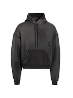 Pigment-Dyed Boxy Hoodie