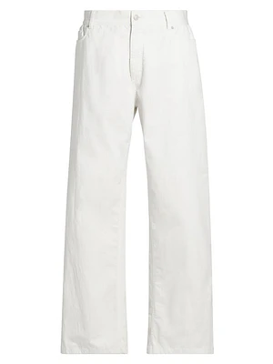 Baggy Cotton-Blend Jeans