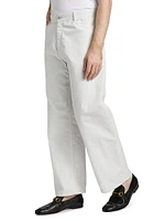 Baggy Cotton-Blend Jeans
