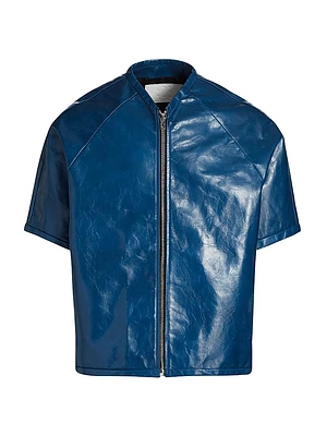 Leather Baseball Shirt