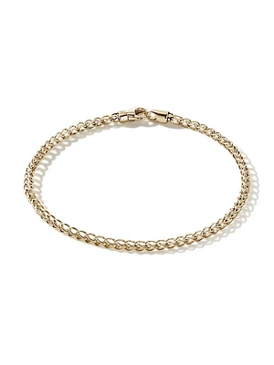 14K Yellow Gold Surf Chain Bracelet