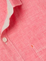 Paradise Breezer Linen Button-Front Shirt