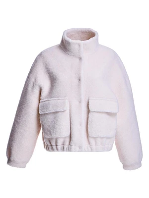Cropped Lambswool Jacket
