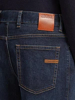 Stone-Washed Cotton Roccia Jeans