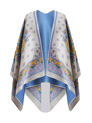 Scarf Wool-Blend Cape