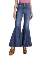 High-Rise Flared Jeans