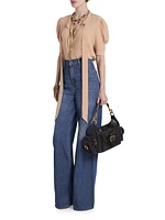 Silk Tie neck Blouse