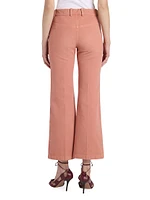 Cotton Slim Cropped Pants