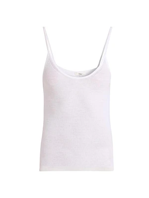Rib-Knit Wool Tank