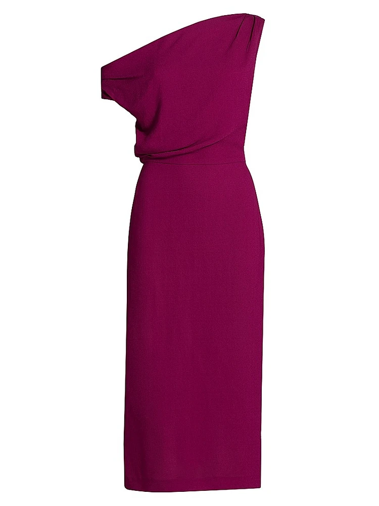 Kira One-Shoulder Midi-Dress