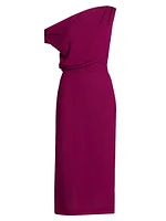 Kira One-Shoulder Midi-Dress