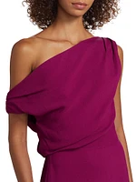 Kira One-Shoulder Midi-Dress