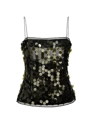 Suero Paillettes Camisole Top