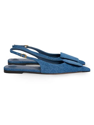 Duelo Cotton Slingback Flats