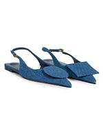 Duelo Cotton Slingback Flats