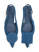 Duelo Cotton Slingback Flats