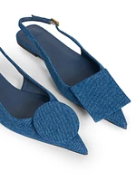 Duelo Cotton Slingback Flats