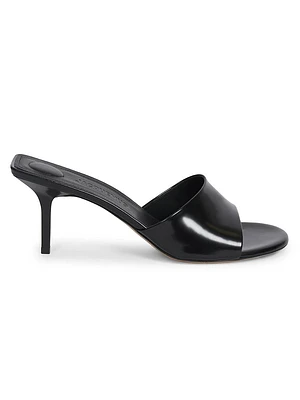 Cubisto 70MM Leather Mules