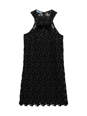 Guipure Lace Mini Dress