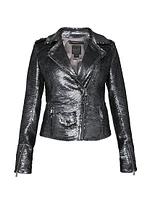 Lullaby Sequin Moto Jacket