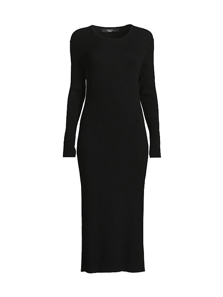 Tuono Knit Body-Con Midi-Dress