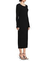 Tuono Knit Body-Con Midi-Dress