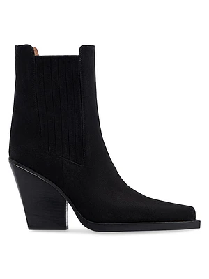 Dallas 100MM Suede Ankle Boots