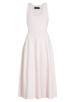 The Renee Compact Knit Midi-Dress