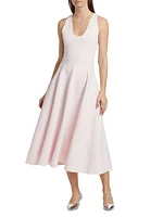 The Renee Compact Knit Midi-Dress