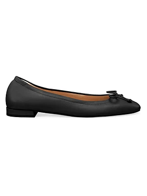 Bria Lacquered Leather Ballet Flats