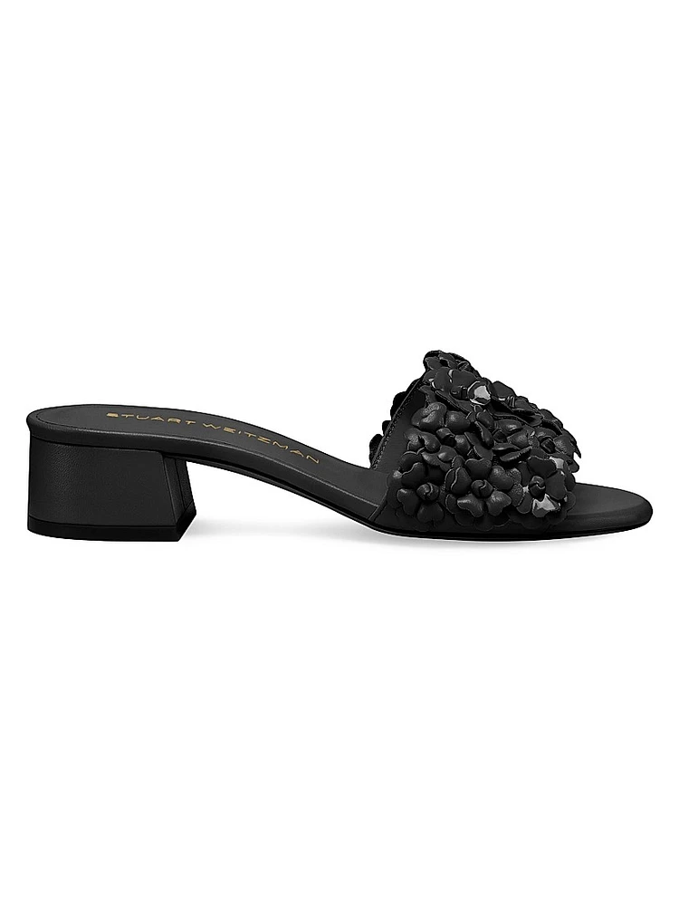 Meadow Leather Block-Heel Sandals