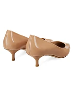 Stuart Power 50MM Patent Leather Pumps
