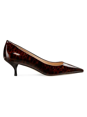 Stuart Power 50MM Gloss Tortoise Pumps