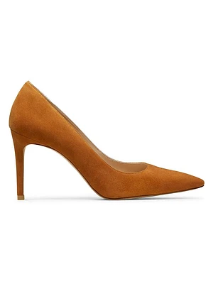 Stuart Power 85 85MM Suede Pumps