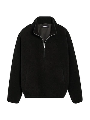 Carter Faux Shearling Zip Jacket