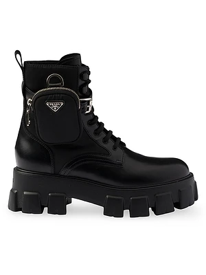 Monolith Leather and Re-Nylon Combat Boots