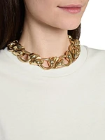 Shell Chain Necklace in Metal