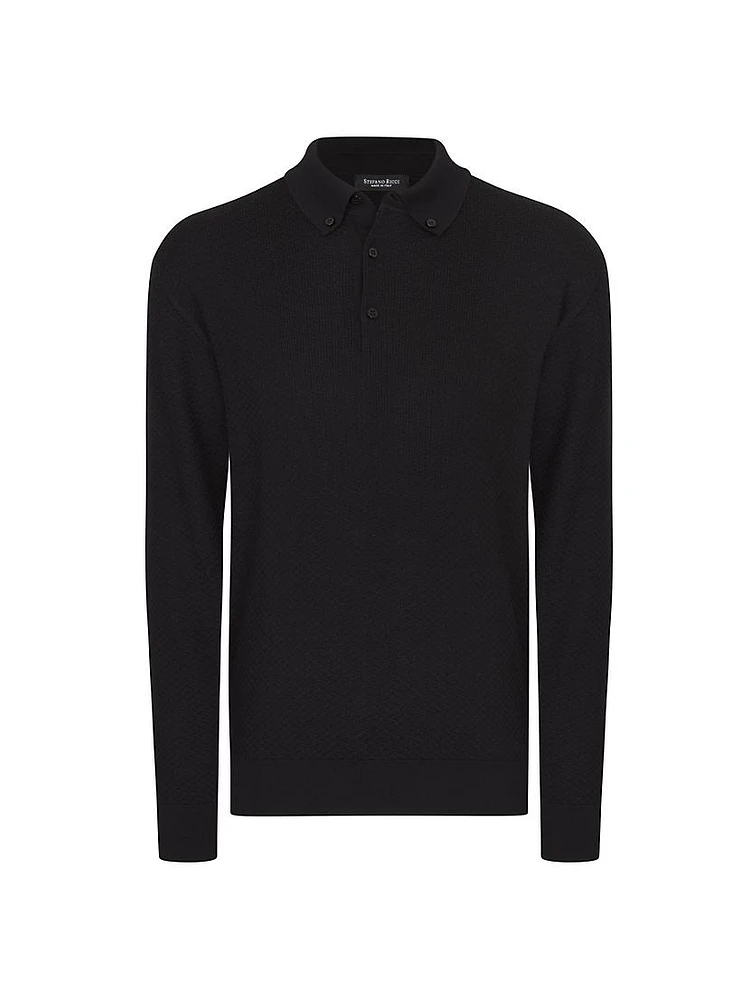 Three-Button Polo Shirt