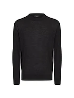 Silk Crewneck Sweater
