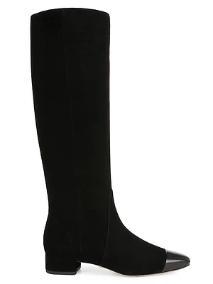 Cecile Suede High-Shaft Boots