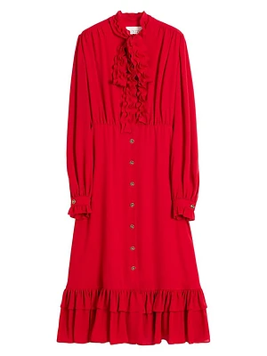 Georgette Midi Dress