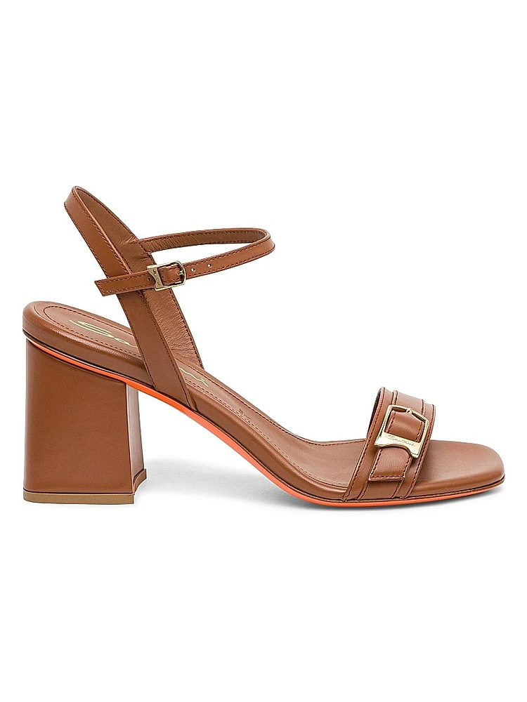 Calypso 75MM Leather Buckle Sandals