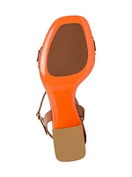 Calypso 75MM Leather Buckle Sandals